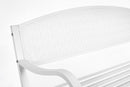 Panca 2 Posti 123x55x84h cm Lizette Bianco 