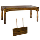 Tavolo Rettangolare Allungabile in Legno Antic Chiaro