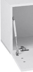 Mobile TV 3 Ante 240x45x51,5 cm Coro Bianco Lucido e Ardesia