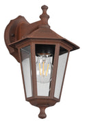 Applique da Esterno Attacco E27 in Alluminio Ruggine 