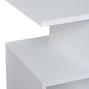 Libreria a 3 livelli in Legno Bianco 45x40x55 cm 