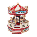 Carosello Natale con Luci Musica e Movimento 25 cm 