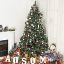 Albero di Natale Artificiale 210 cm 1622 Rami con Pigne  Pino Verde