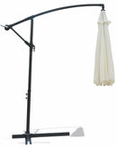 Ombrellone da Giardino Decentrato in Alluminio Ø3m con Manovella Soriani Lampara Ecrù