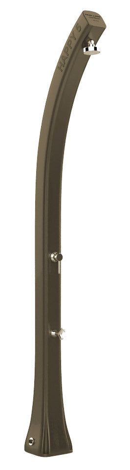 Doccia Solare da Giardino 28L Miscelatore e Lavapiedi Arkema Happy Five Dove Grey