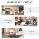 Sgabello Imbottito 66x60x82-94 cm in Poliestere Effetto Velluto Grigio