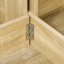 Tavolo Pieghevole Salvaspazio 104x76x73,7 cm 2 Ribalte Rovere  