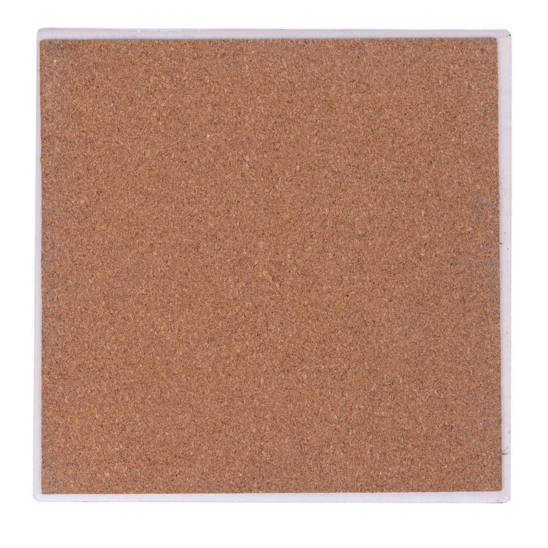 Sottopentola Quadrato 16x16x1 cm  in Dolomite VdE Tivoli 1996 Cozumel