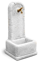 Fontana da Giardino Senza Rubinetto in Cemento Granulato di Marmo Perugia Grigio
