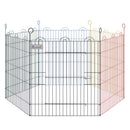 Recinto Recinzione per Cuccioli Cani 6pz 79x60 cm 