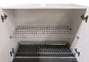 Pensile Scolapiatti da Cucina 2 Ante 80x33x60 cm in Legno Bianco