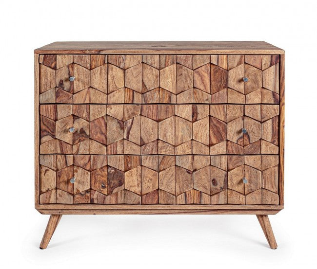 Cassettiera 3 Cassetti 87,5x40x77h cm Kant 