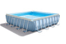 Piscina Fuori Terra Quadrata H122x488x488cm con Pompa Scaletta e Teli Intex Prism Frame