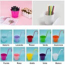 Set 10 Vasi Portafiori 17x10x8 cm in Ferro