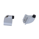 Kit Binario per Porta Scorrevole in Lega d'Alluminio 200x3.15x2.5 cm 