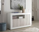 Mobile Buffet 3 Ante 138x42x86 cm in Legno TFT Lipari Bianco e Pino