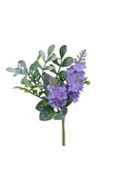 Set 12 Rami in Legno Lavanda Bacche H 16 cm