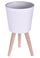 Vaso con Gambe Faggio Misure 40x75 cm