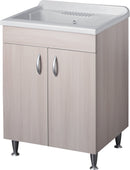 Mobile Lavatoio in Nobilato 60x50x85 cm 2 Ante Forlani Eco Olmo