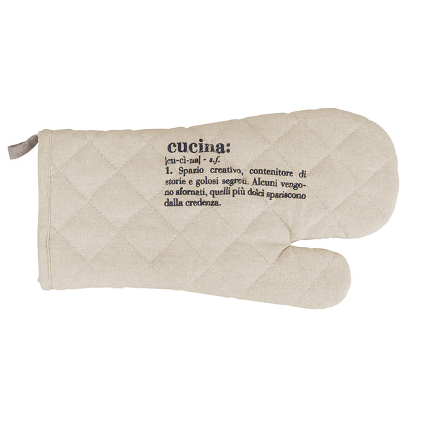 Guanto "cucina"  in Cotone VdE Tivoli 1996 Crema prezzo