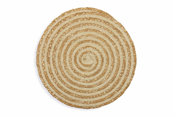 prezzo Set 6 Tovagliette in Rafia Ø38 cm Villa d'Este Home Tivoli Spiral