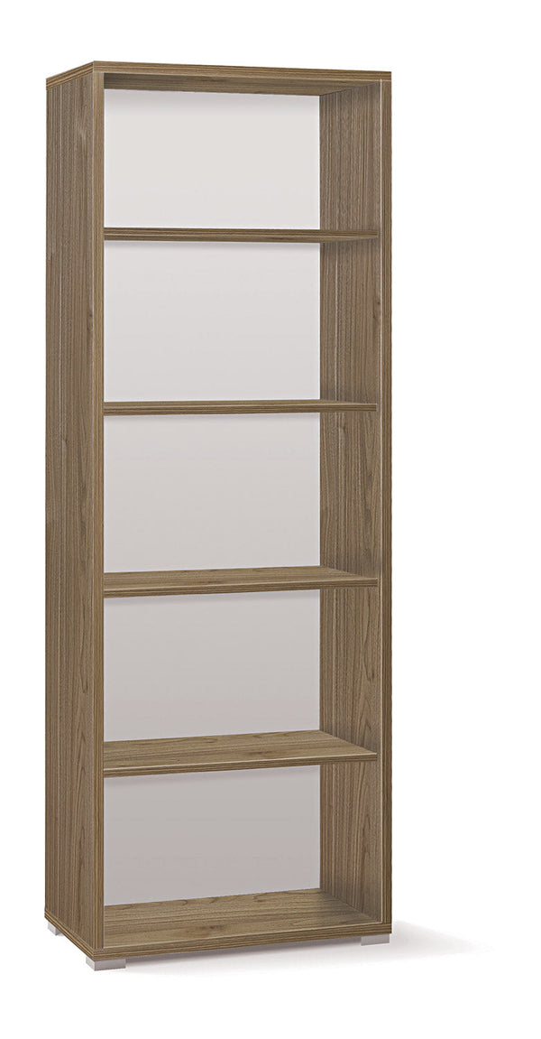 sconto Libreria Modulare 5 Ripiani 71x199x41 cm Noce Stelvio