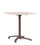 Tavolo da Bar da Giardino 70x70x74h cm in Alluminio e Pietra Sinterizzata Claret Chocos