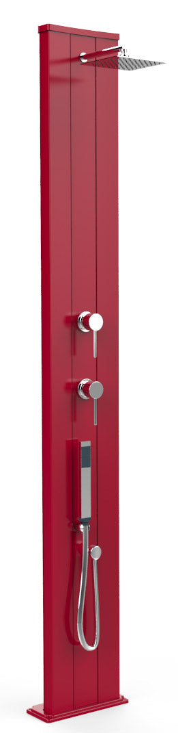 Doccia Solare da Esterno Giardino 40L Miscelatore e Doccetta Mobile Arkema Dada S Cherry sconto