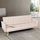 Divano Letto Clic Clac 172x86x80 cm in Tessuto Beige