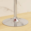 Set 2 Sgabelli da Bar Altezza Regolabile Seduta in ABS Rosso  