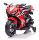 Moto Elettrica per Bambini Licenza Ufficiale Honda CBR1000RR 10,8V 3,1Ah Rosso