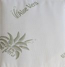 Topper Trapuntato Imbottito con Elastici Aloe Vera Bianco Varie Misure