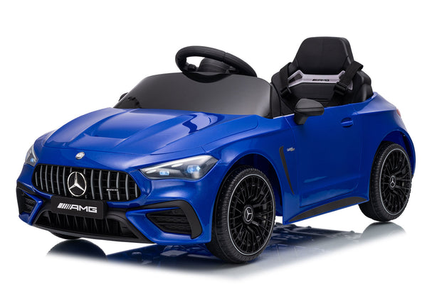 sconto Macchina Elettrica per Bambini 12V Licenza Ufficiale Mercedes CLE53 Sedile in Pelle Blu