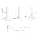 Doccia Solare da Giardino 75L Miscelatore e Lavapiedi Arkema Energy Pro Grigio Antracite