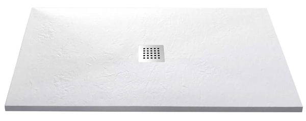 Piatto Doccia in Pietra Bonussi Ardesia Stone Central Bianco Varie Misure sconto