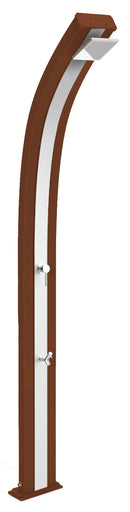 Doccia da Esterno Giardino Miscelatore e Lavapiedi Arkema Spring Fascia Inox Oro Van Gogh