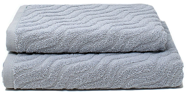 Set Spugna Asciugamani Ospite + Salvietta Sally Onda Perla sconto