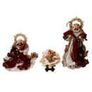 Natività tessuto bordeaux cm xh25,4