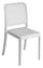 Sedia Impilabile da Giardino 46x53x86 cm in Polipropilene Bianca