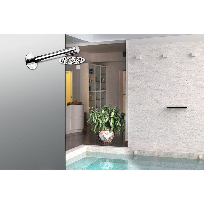 Braccio Doccia Bagno con Soffione in Acciaio Ama Luxury Aurora