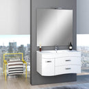 Mobile Bagno Sospeso 101cm TFT Venus Bianco Specchio