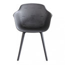 Sedia da Giardino Vannes 49x48,5x81,5 h cm in Plastica Taupe