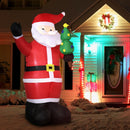 Babbo Natale Gonfiabile Luminoso 142x98x245 cm con  Luci LED