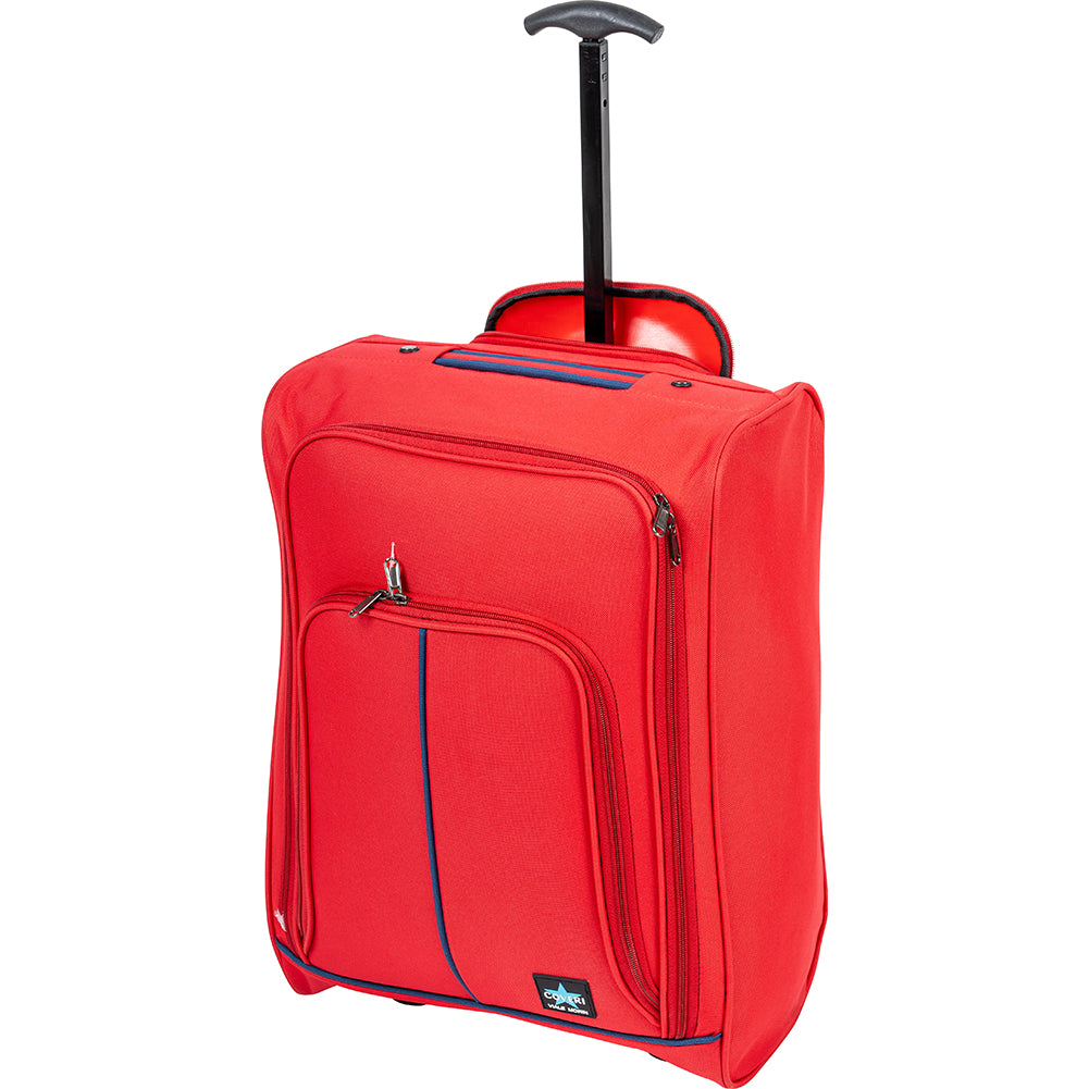 Trolley Cabina Morbido Bagaglio a Mano 35x20x50 cm con Maniglia ...