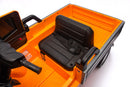 Macchina Elettrica per Bambini Licenza Piaggio Apecar 12V Arancione