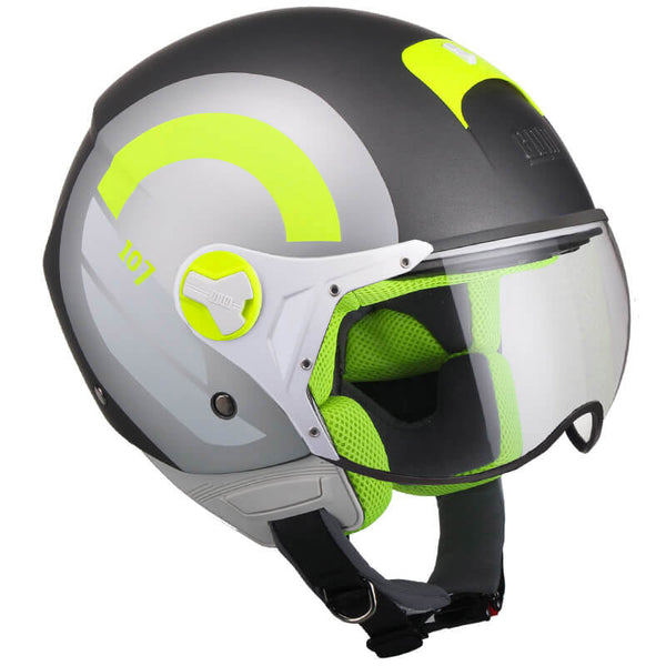 prezzo Casco Demi-Jet per Scooter Visiera Sagomata CGM Taormina 107R Titanium Opaco Varie Misure