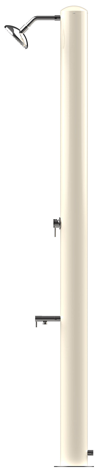 Doccia Solare da Giardino 28L Miscelatore e Lavapiedi Tevere B Bianco Perla prezzo