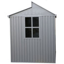 Casetta Box da Giardino 263,2x182,5x230,5 cm in Alluminio Grigio