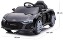 Macchina Elettrica per Bambini 12V con Licenza Audi R8 Sport Nera