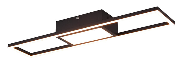 online Plafoniera da Interno a LED in Metallo Nero Opaco